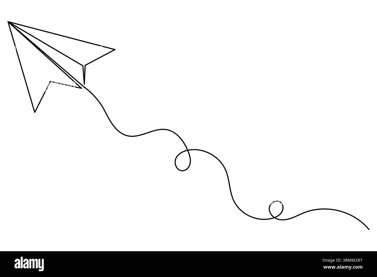 One line art papar plan hi-res stock photography and images - Alamy
