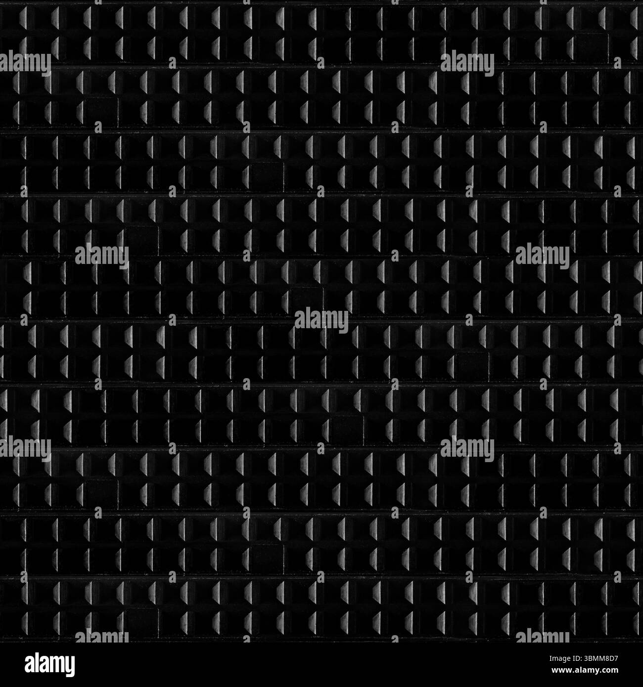 Seamless 4k photo texture material of black colored plastic tile ...