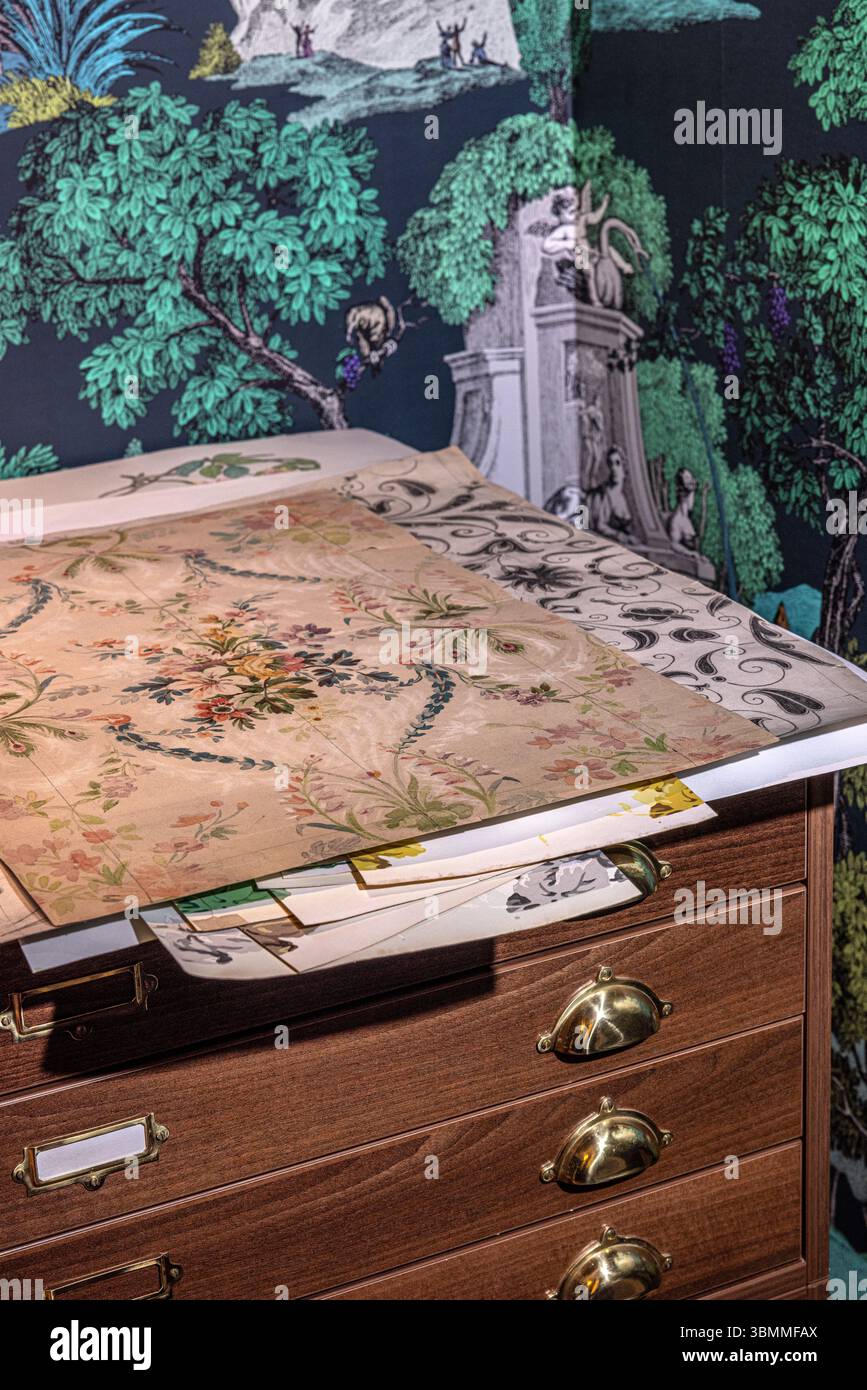 Cole & Son—the iconic British wallpaper house since 1875, renowned for  handprited wallpaper Stock Photo