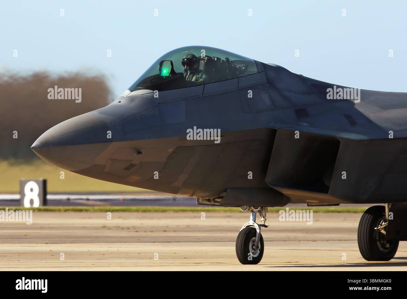 US Air Force Lockheed Martin/Boeing F-22 Raptor Advanced Fighter Jet ...