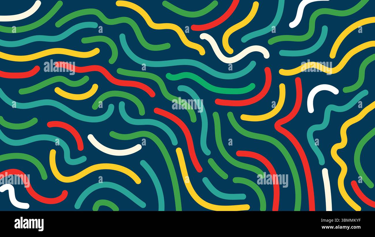 Seamless loop colorful abstract background Stock Vector Images - Alamy