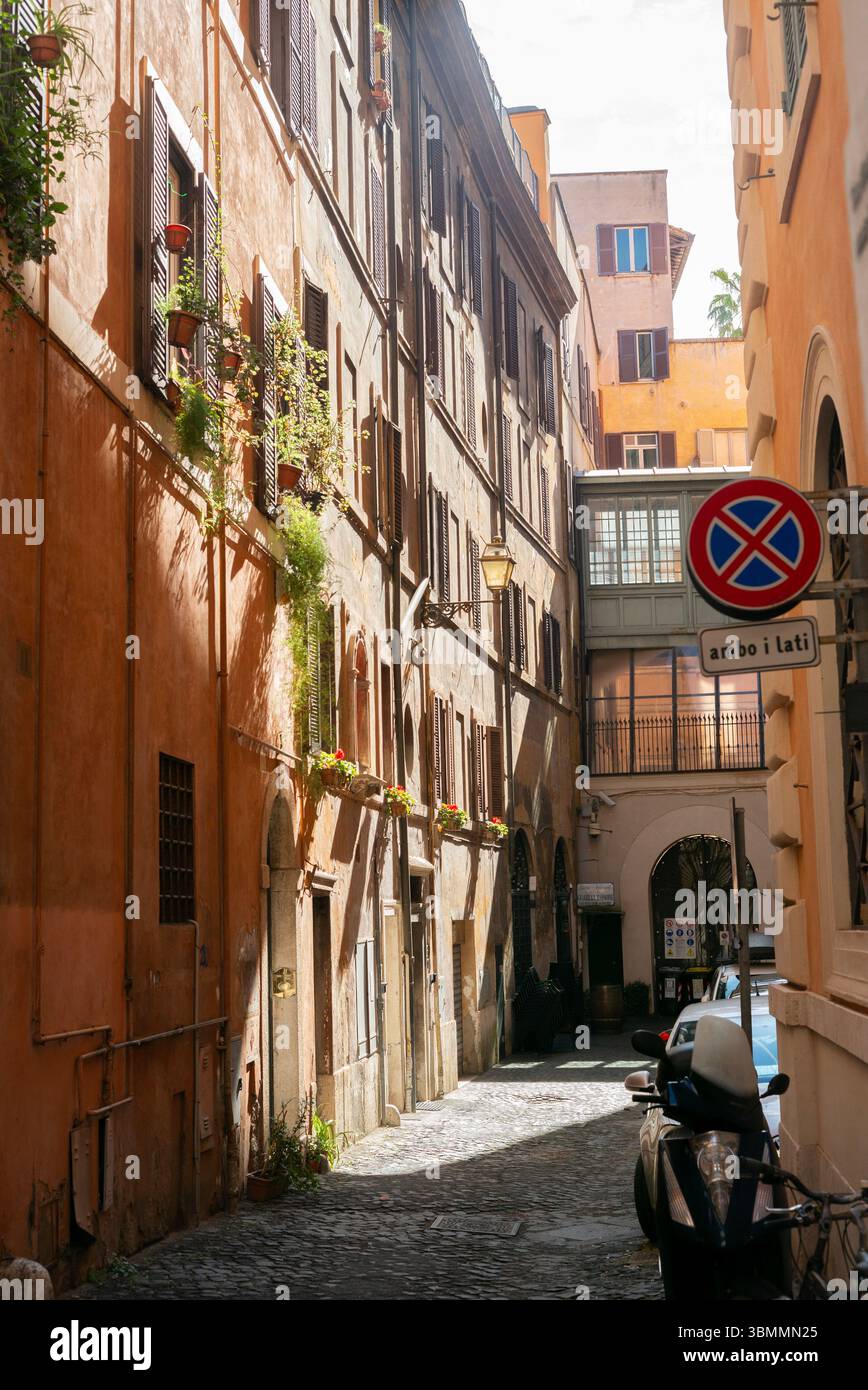 Rome, Italy, Alley Stock Photo