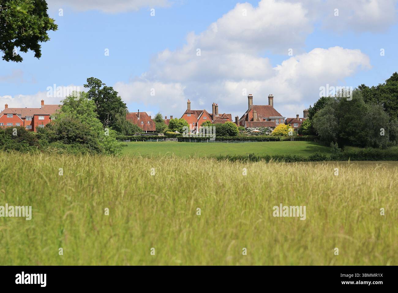 Rural village of Burwash, where Rudyard Kipling lived, in the Rother District of East Sussex on the High Weald. Stock Photo