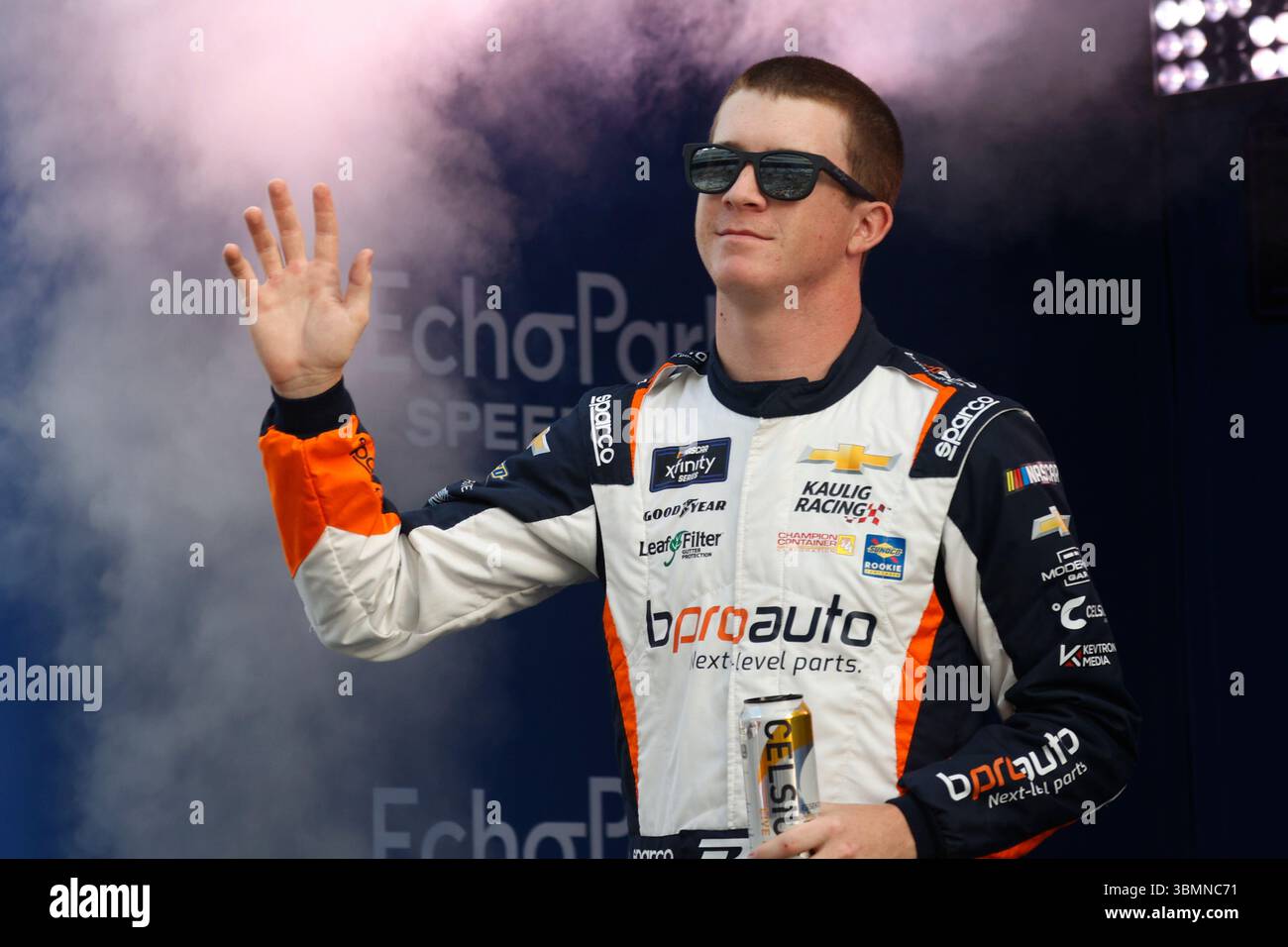 HAMPTON, GA - JUNE 27: Daniel Dye (#10 Kaulig Racing bproauto Chevrolet ...