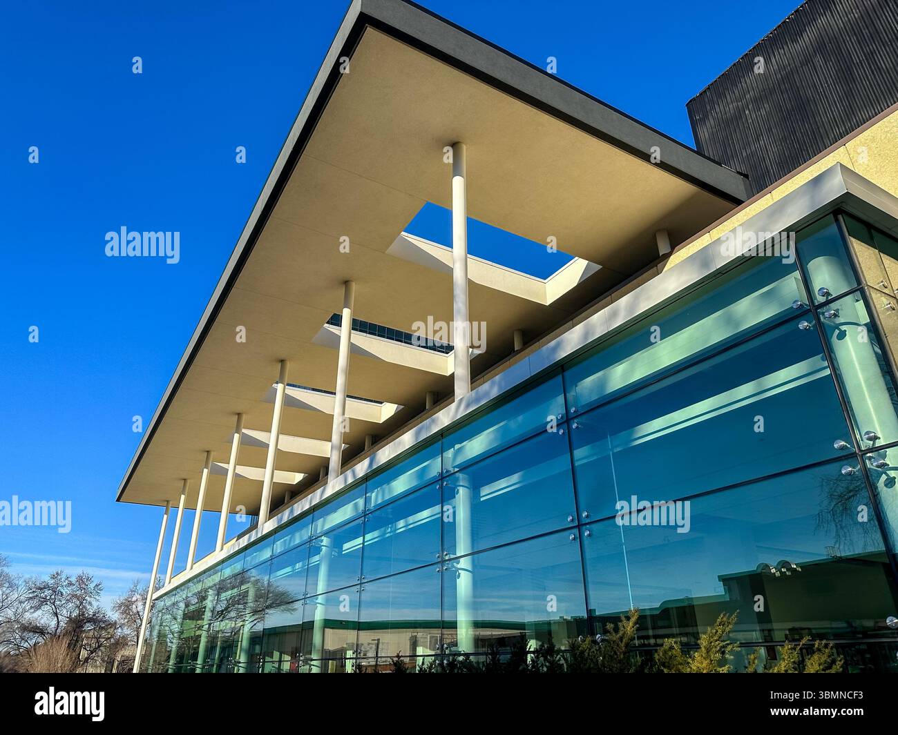 Edmonton, Alberta - November 14, 2023: Modern architecture on the ...