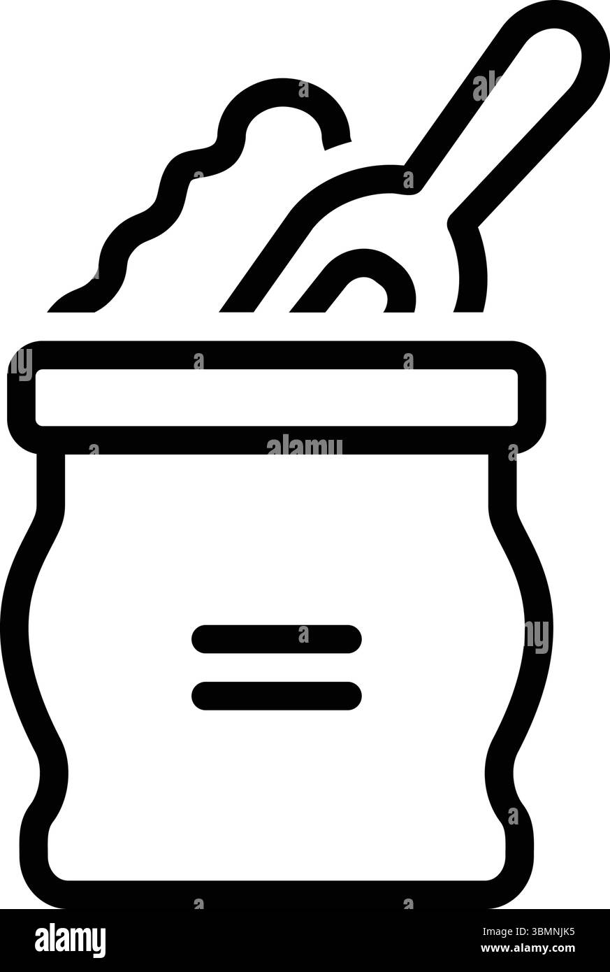Icon for sugar, sweetened Stock Vector