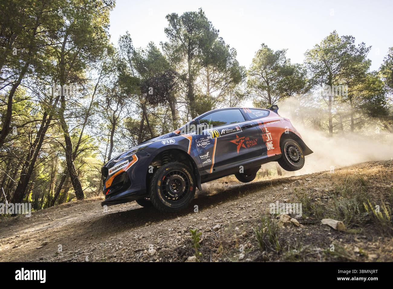 70 Max SMART, Cameron FAIR, Ford Fiesta Rally3, action during the 2025 ...