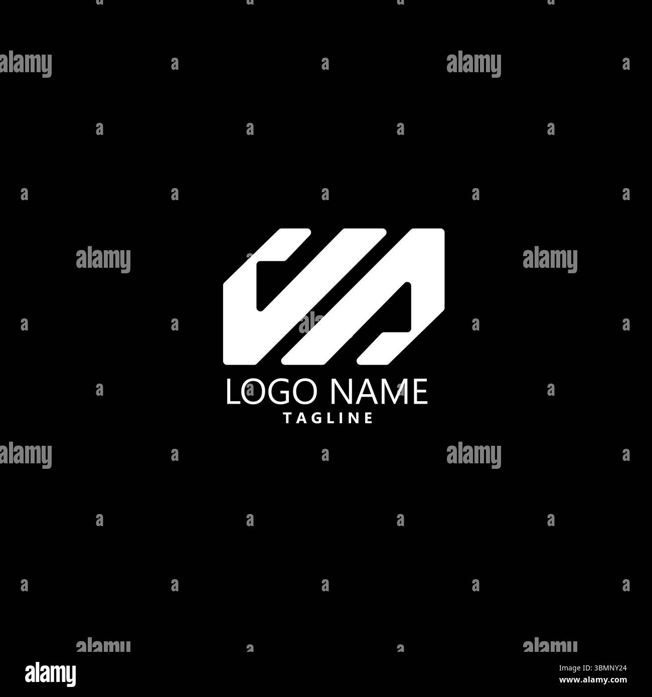 initial VA logo design vector Stock Vector