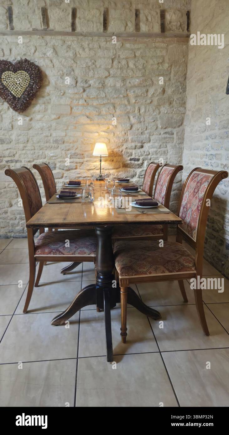 the dining table - Smartphone Captured Stock Image