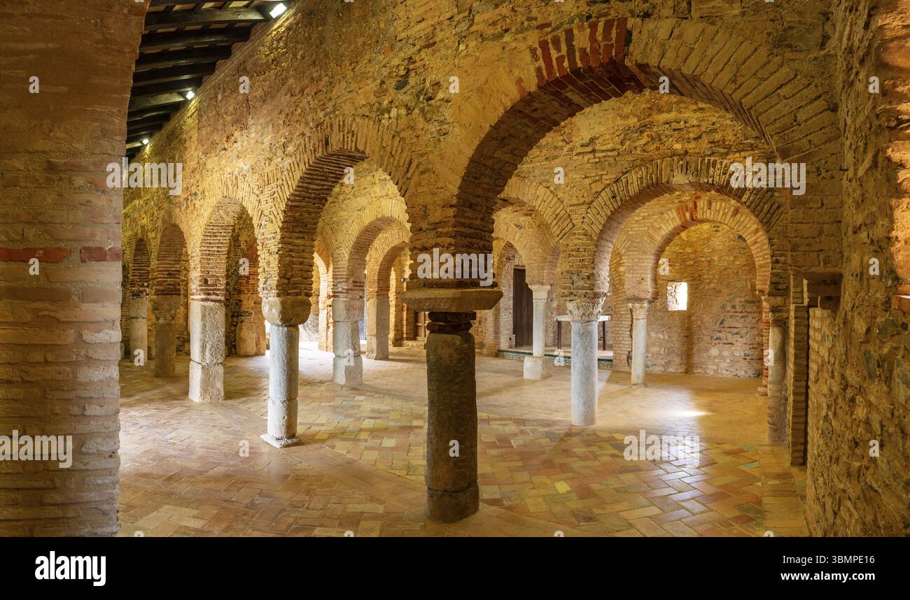 Almonaster la Real mosque, 9th century Islamic oratory, Almonaster la Real, Huelva, Andalusia, Spain, Europe Stock Photo