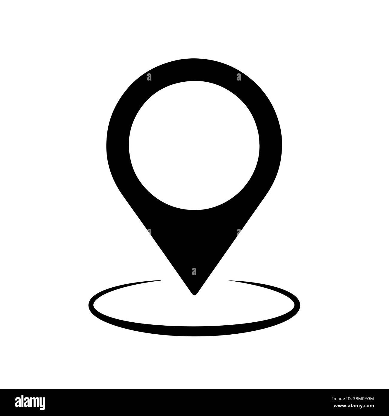 Location map pin icon pin marker isolated on transparent background ...