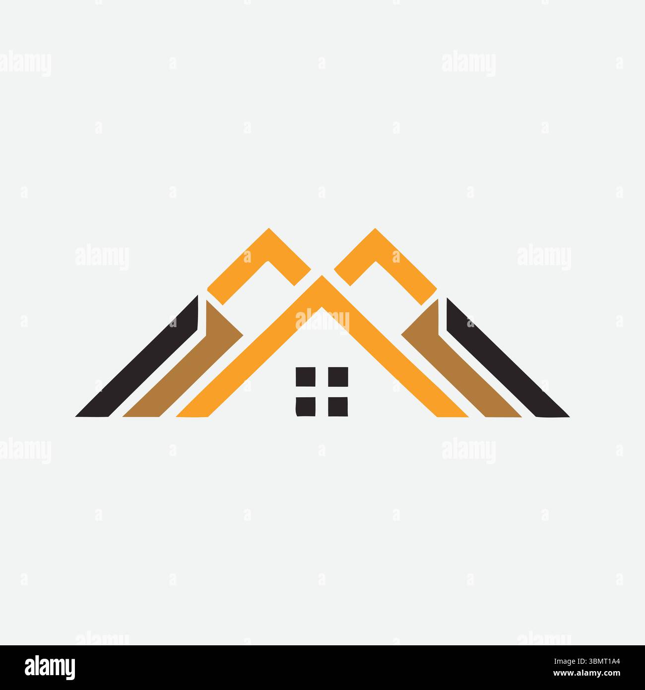 real este logo icon vackotr Stock Vector