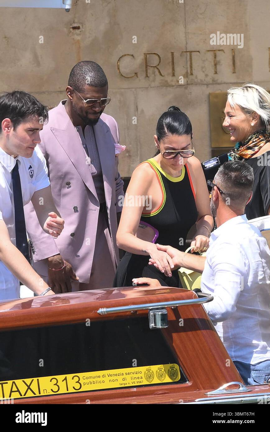 Usher Raymond , Jennifer Goicoechea Jeff Bezos and Lauren Sˆnchez