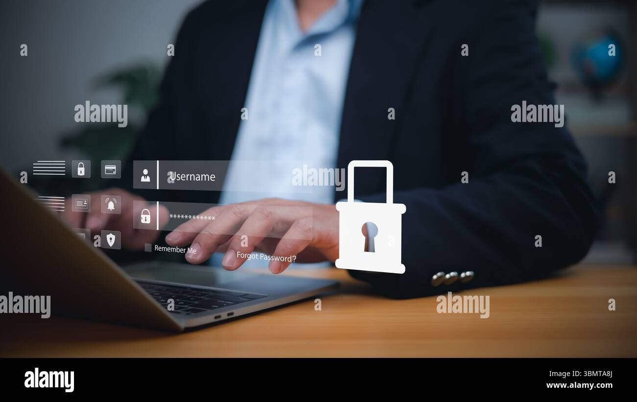Online login verification concept hi res stock photography and images Online login verification concept hi res stock photography and images