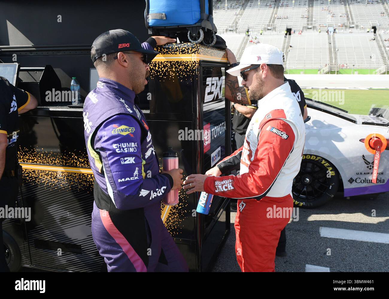 ATLANTA, GA - JUNE 27: Bubba Wallace (#23 23XI Racing Leidos Toyota ...