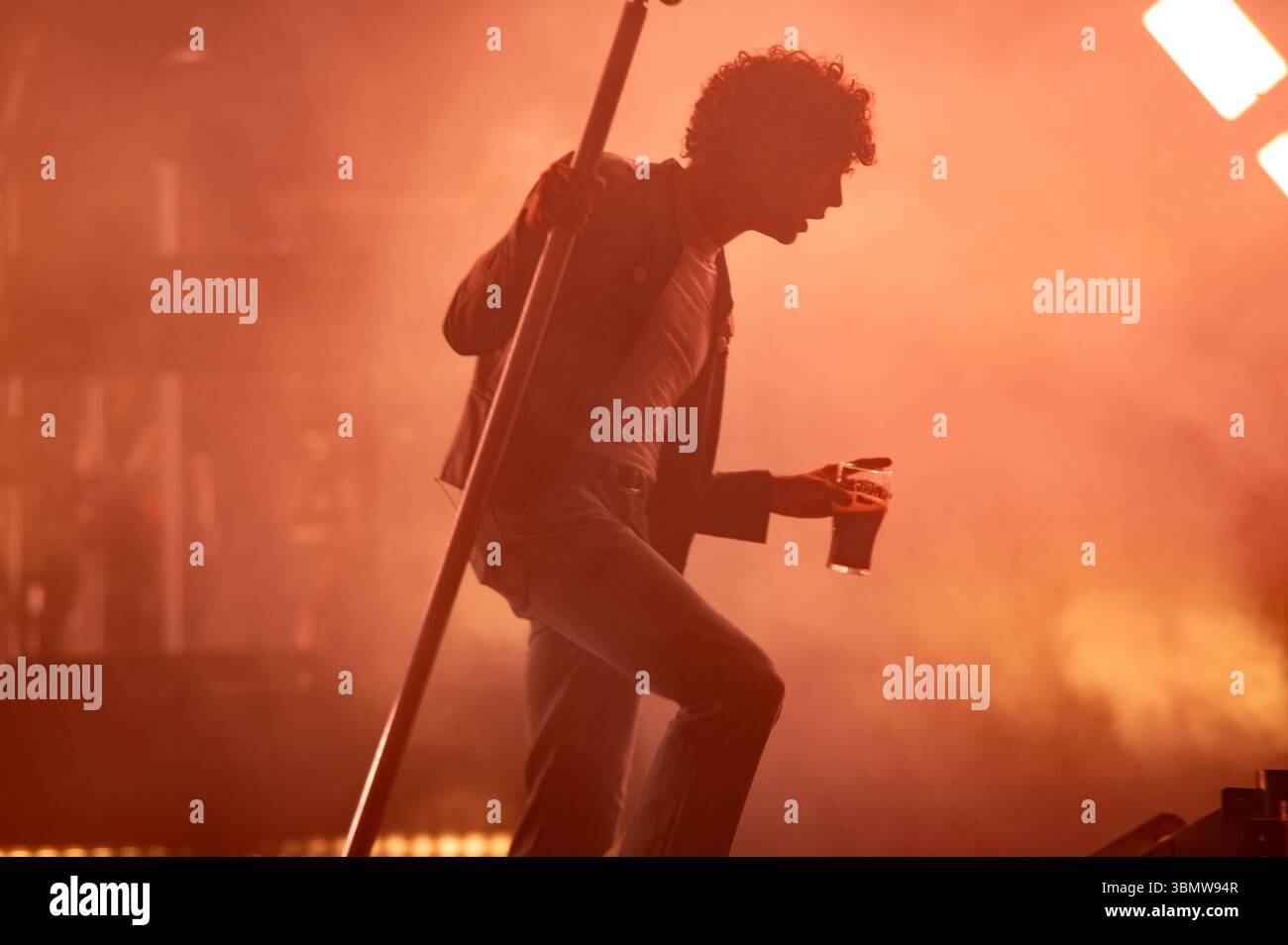 First Class Performance Worthy Farm, Somerset, United Kingdom. 27th June 2025. The 1975 close ...