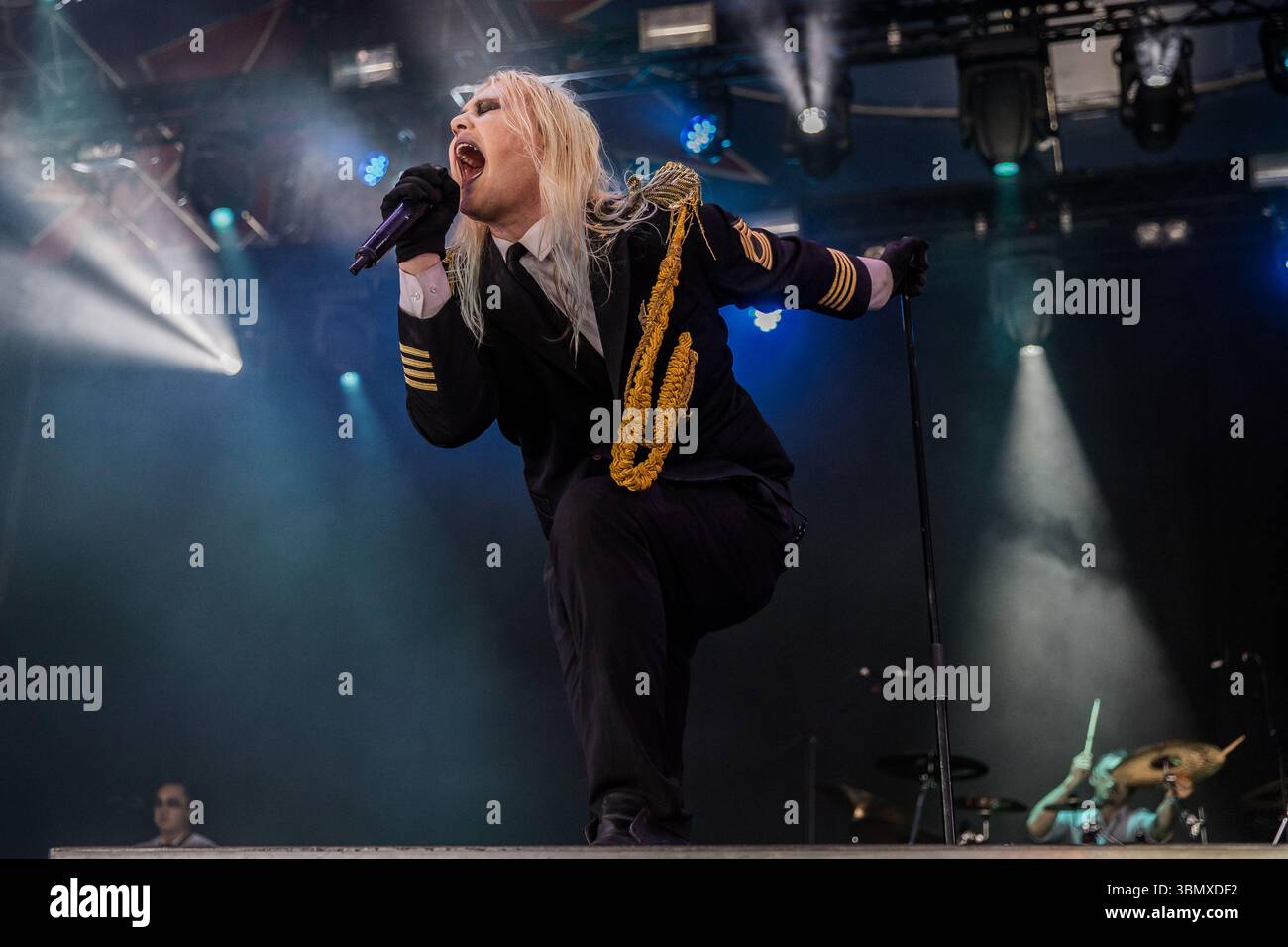 Kim Dracula performing live at Tons of Rock 2025 Stock Photo