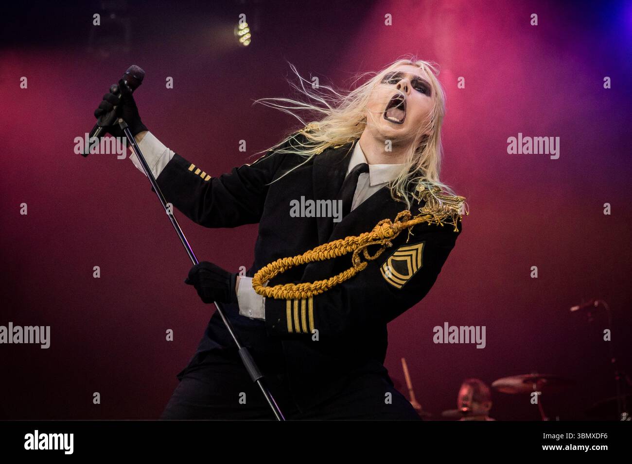 Kim Dracula performing live at Tons of Rock 2025 Stock Photo