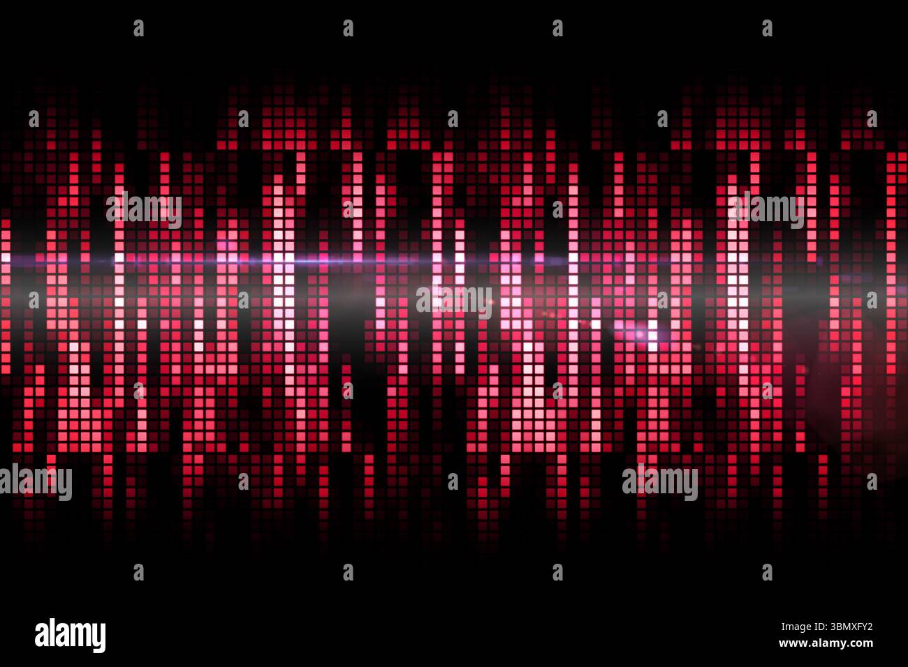 Digitally generated cool pixel background Stock Photo