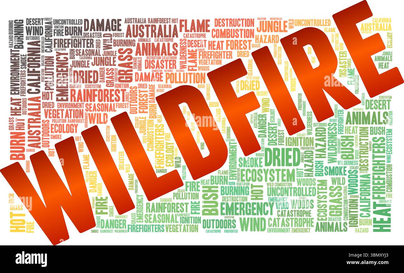 Bushfire zone Stock Vector Images - Alamy