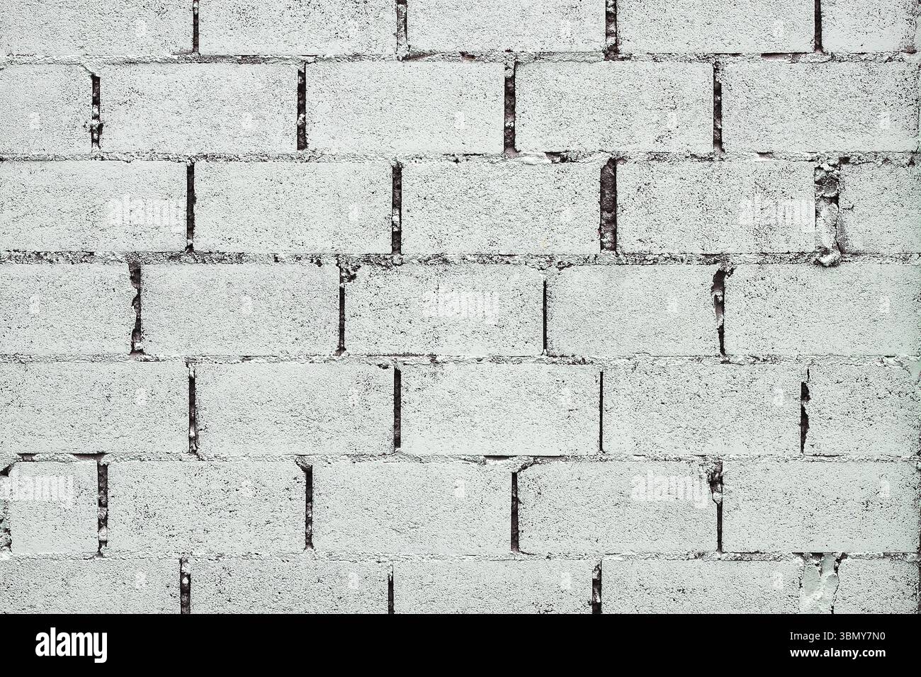 it is concrete blocks wall for pattern and background. Stock Photo