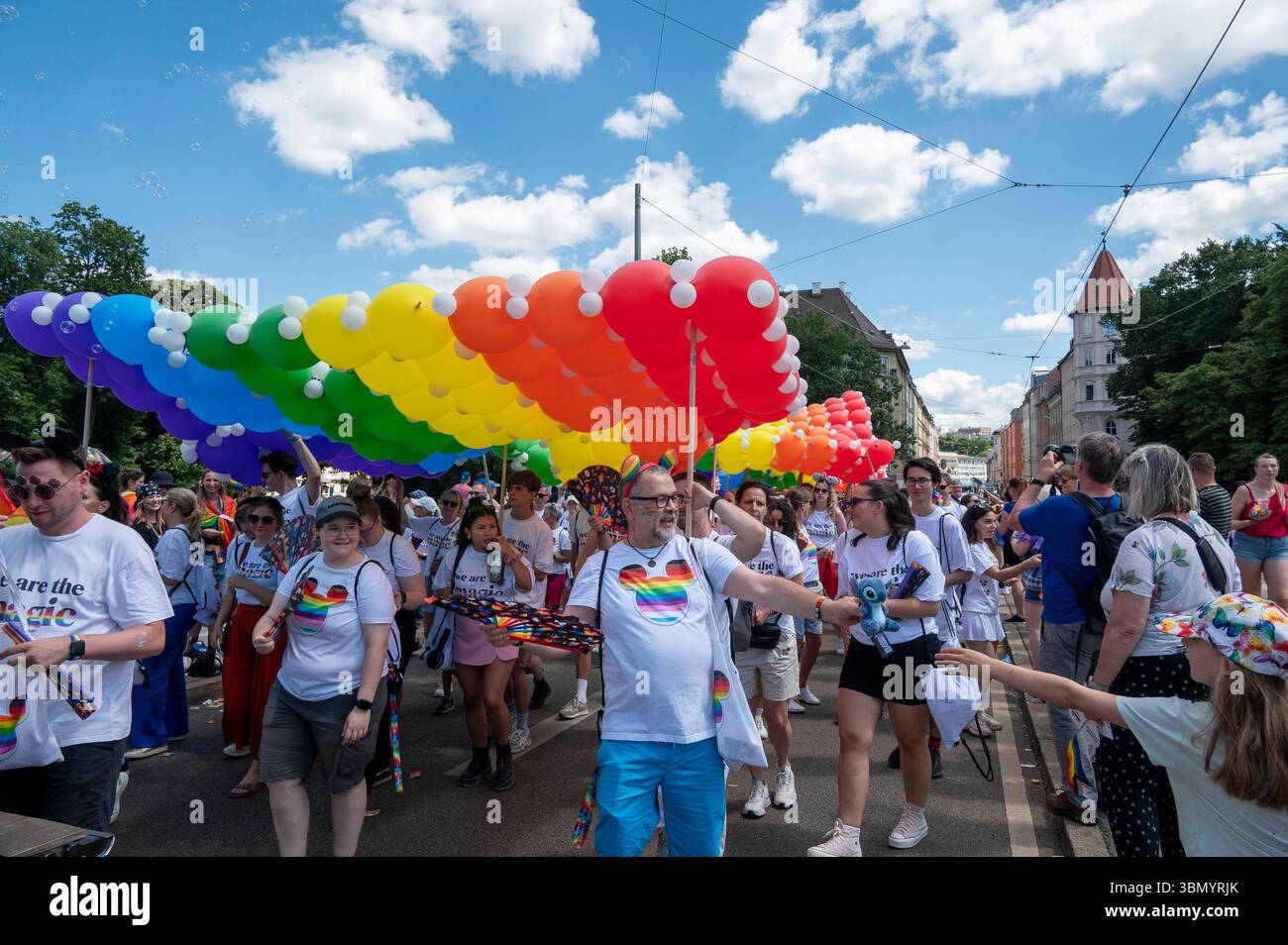Muenchen, CSD Politparade, Disney Pride, Diversity Netzwerk *** Munich ...