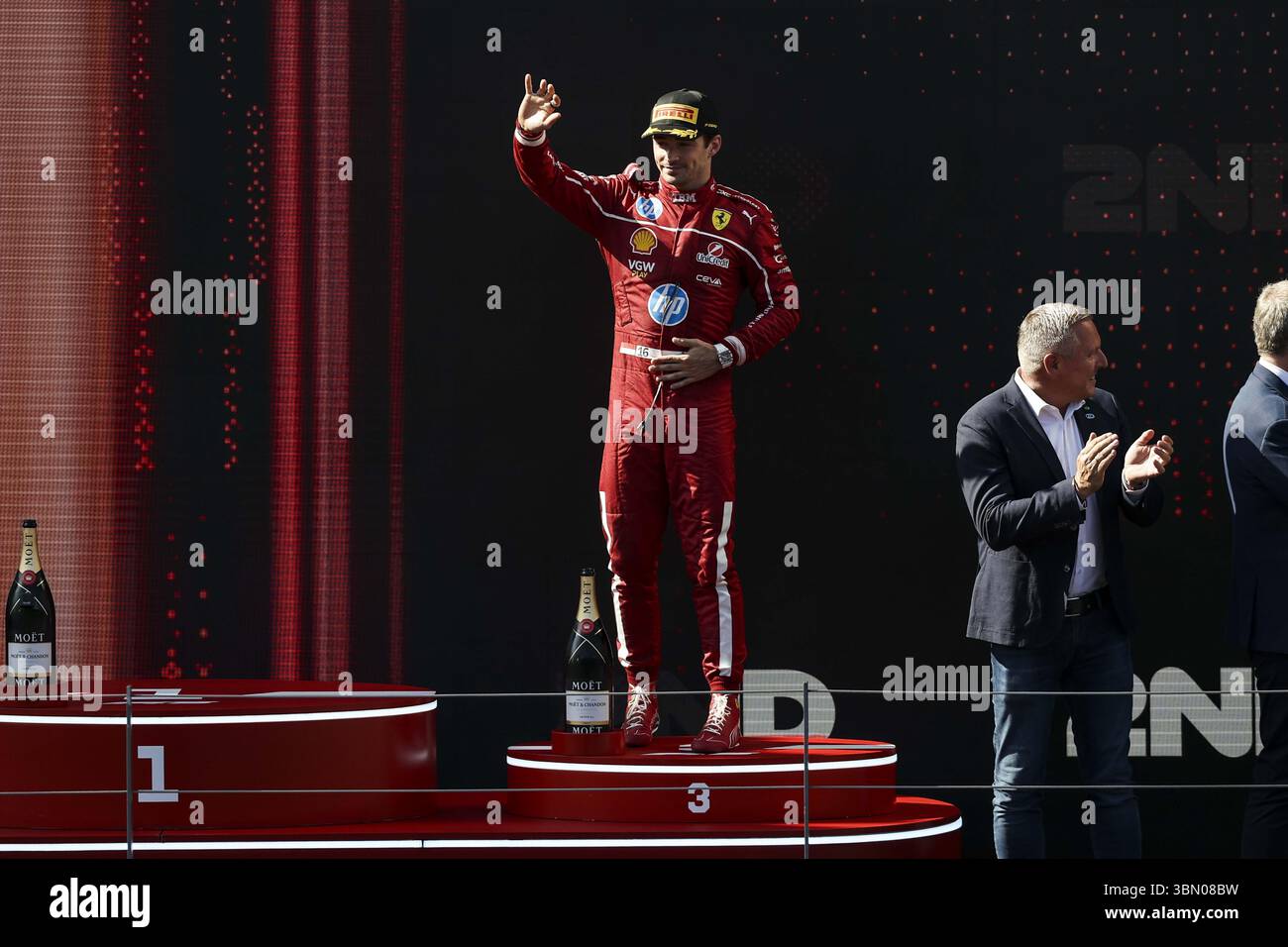 Charles leclerc podium 2025 hi-res stock photography and images - Alamy