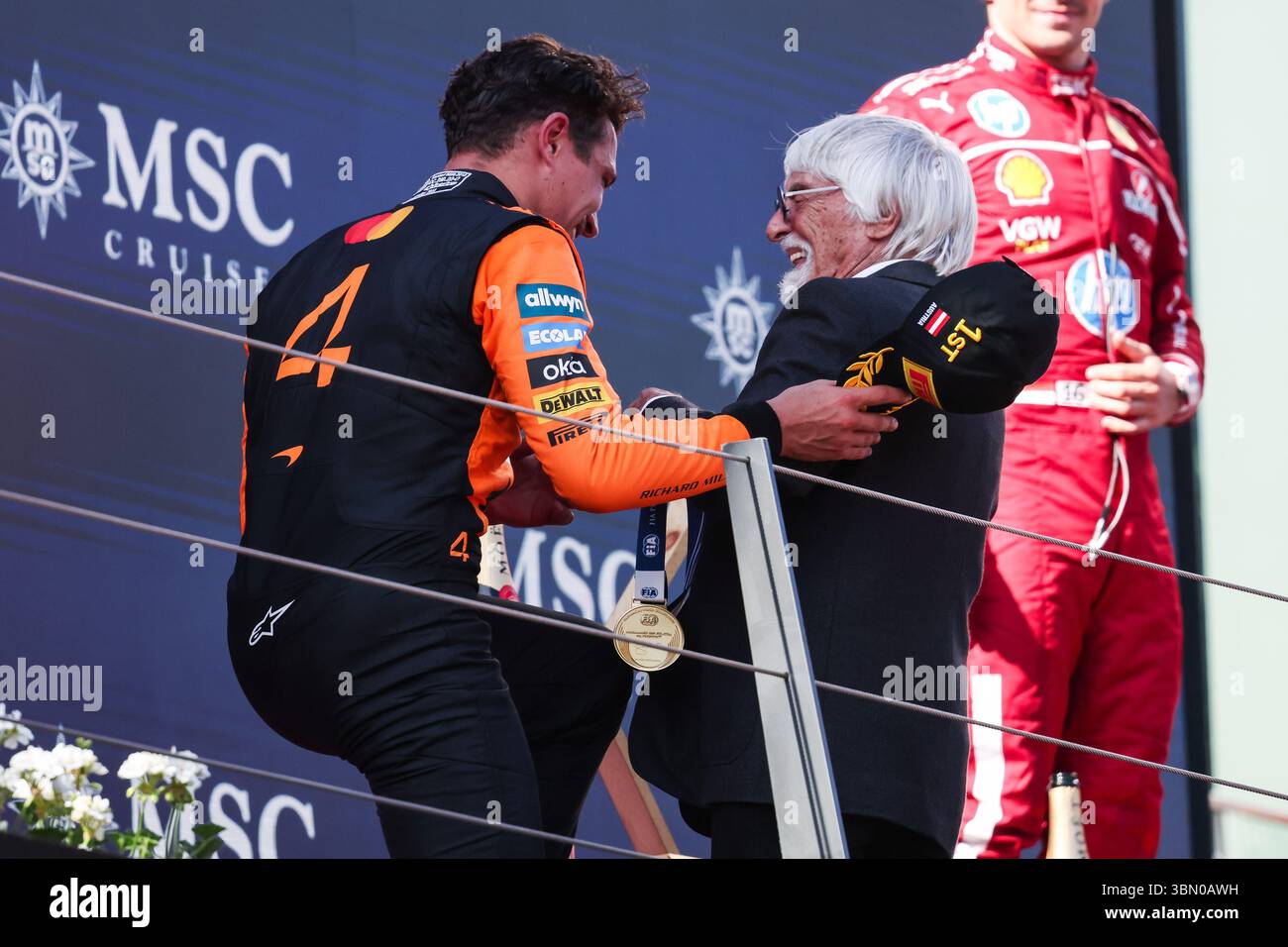 Bernie Ecclestone Honors Spielberg at Austrian Grand Prix Ceremony
