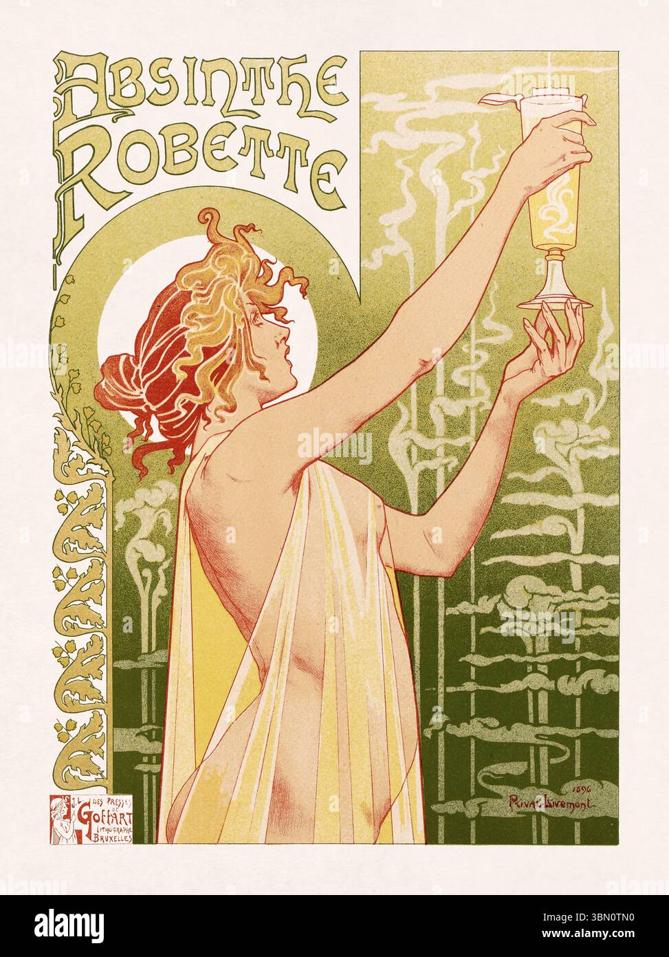 Henri privat livemont art nouveau hi-res stock photography and