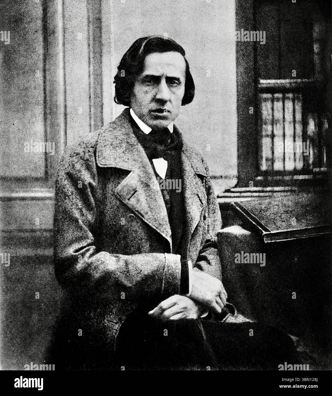 Frederic Chopin - Photograph taken 1849 the year of his death Stock Photo