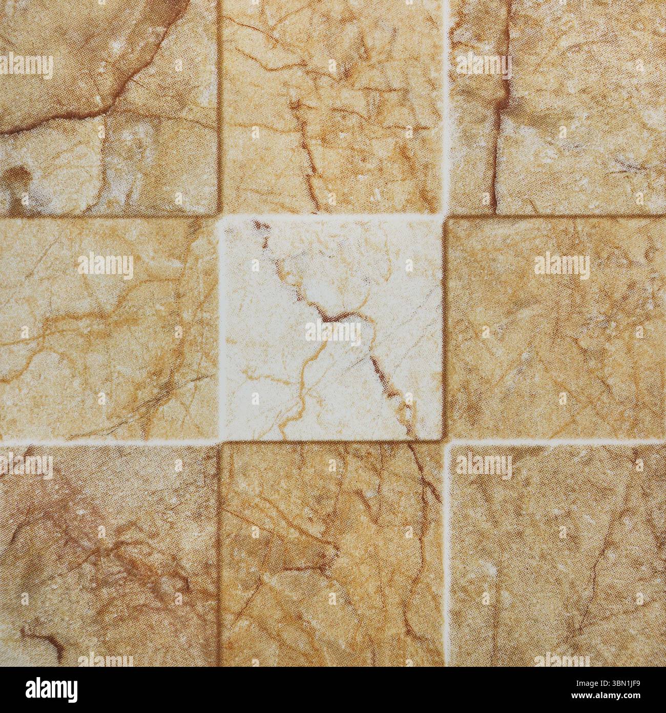 it is brown ceramic tile texture for pattern and background. Stock Photo