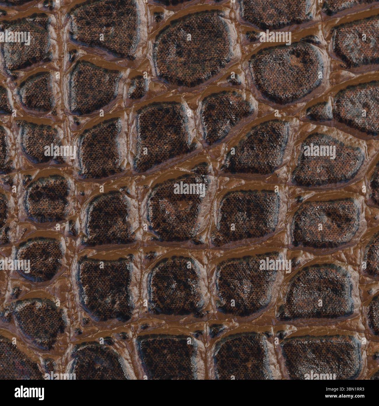 it is brown leather texture for pattern and background . Stock Photo