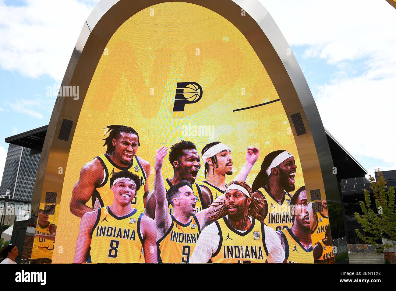 INDIANAPOLIS, IN - JUNE 19: A general view of signage for the Indiana ...