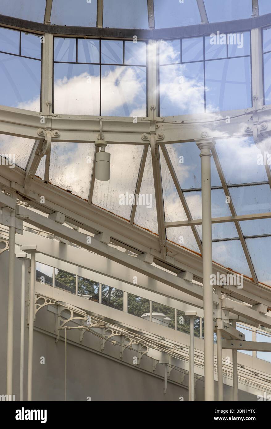 London, UK - Jun 28, 2025 - The interior structure of the conservatory ...