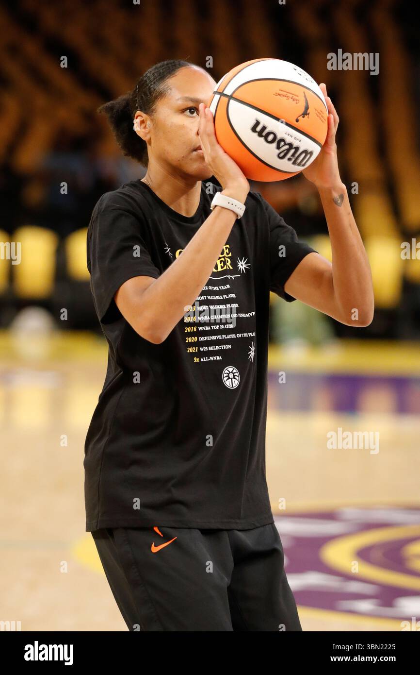 LOS ANGELES, CA - JUNE 29: Los Angeles Sparks forward Azura Stevens (23 ...