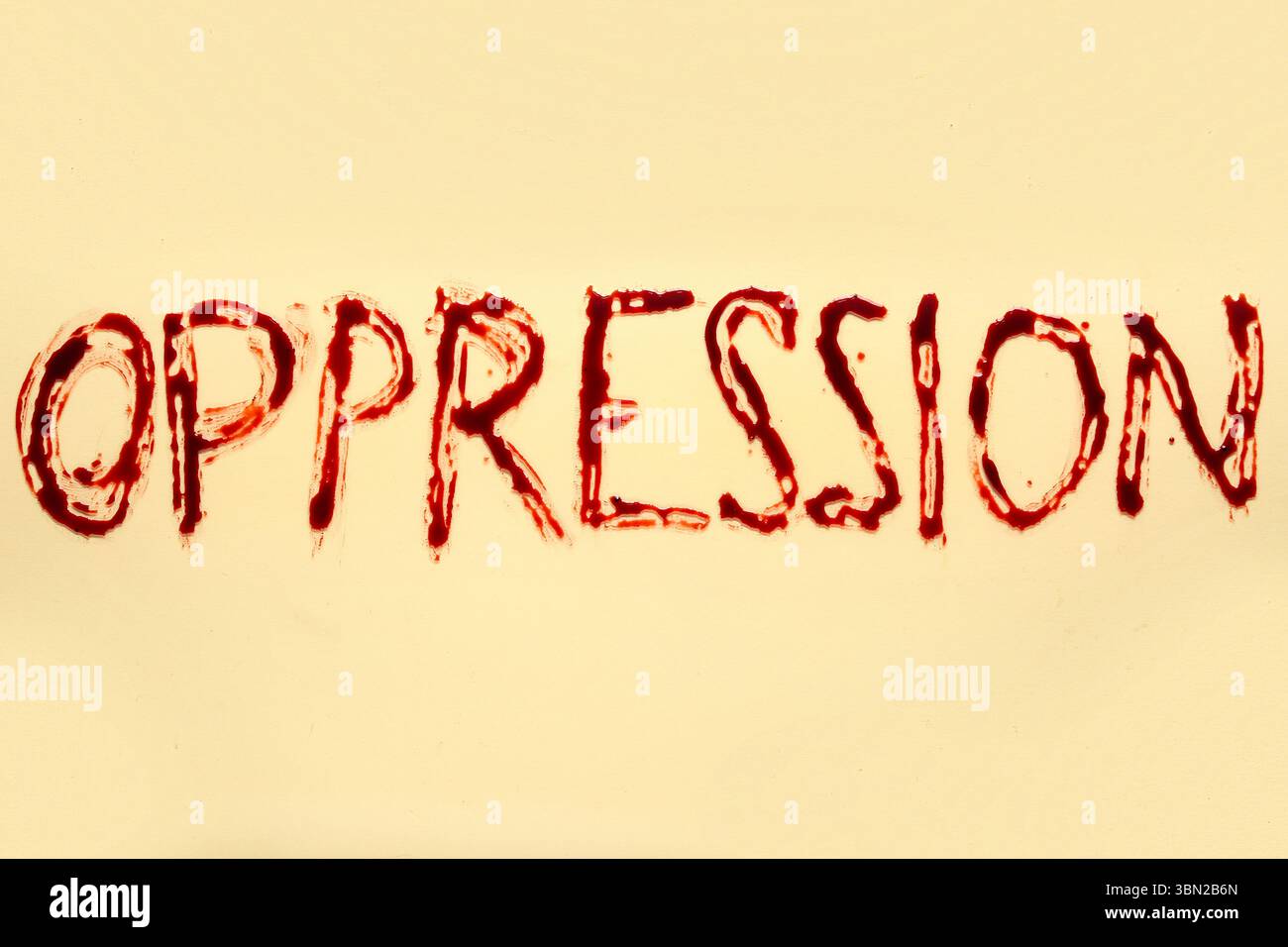 Help written in blood hi-res stock photography and images - Alamy