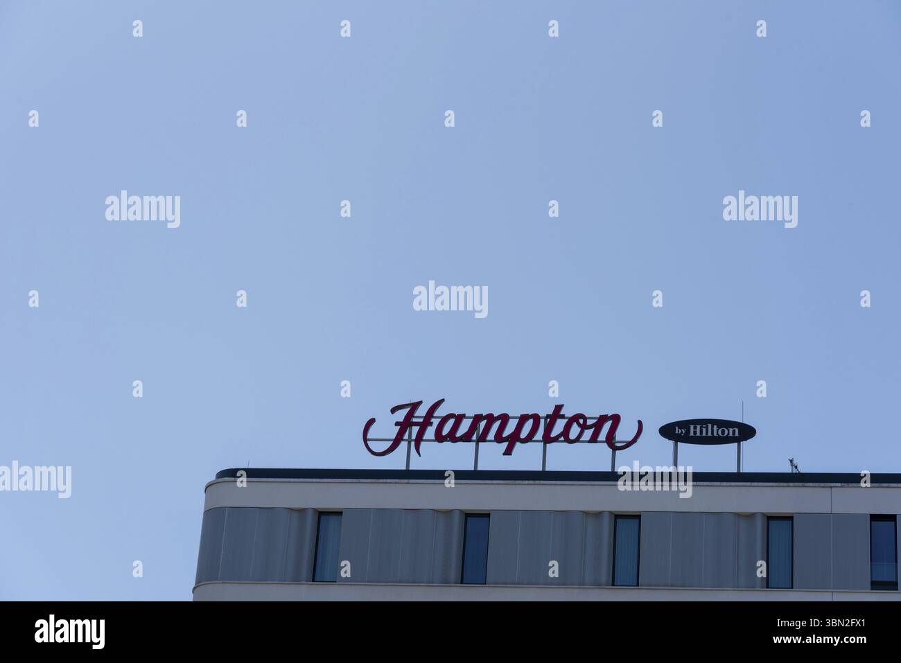Hampton Inn Cursive Hampton by hilton germany hi-res stock photography and images - Alamy