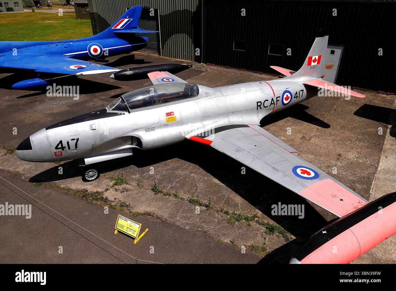 Royal Canadian Air Force Lockheed Canadair CL-30 Silver Star next to a ...