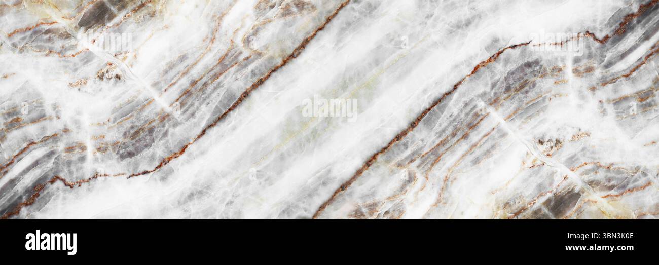 it is horizontal elegant marble tracery texture for pattern and background. Stock Photo