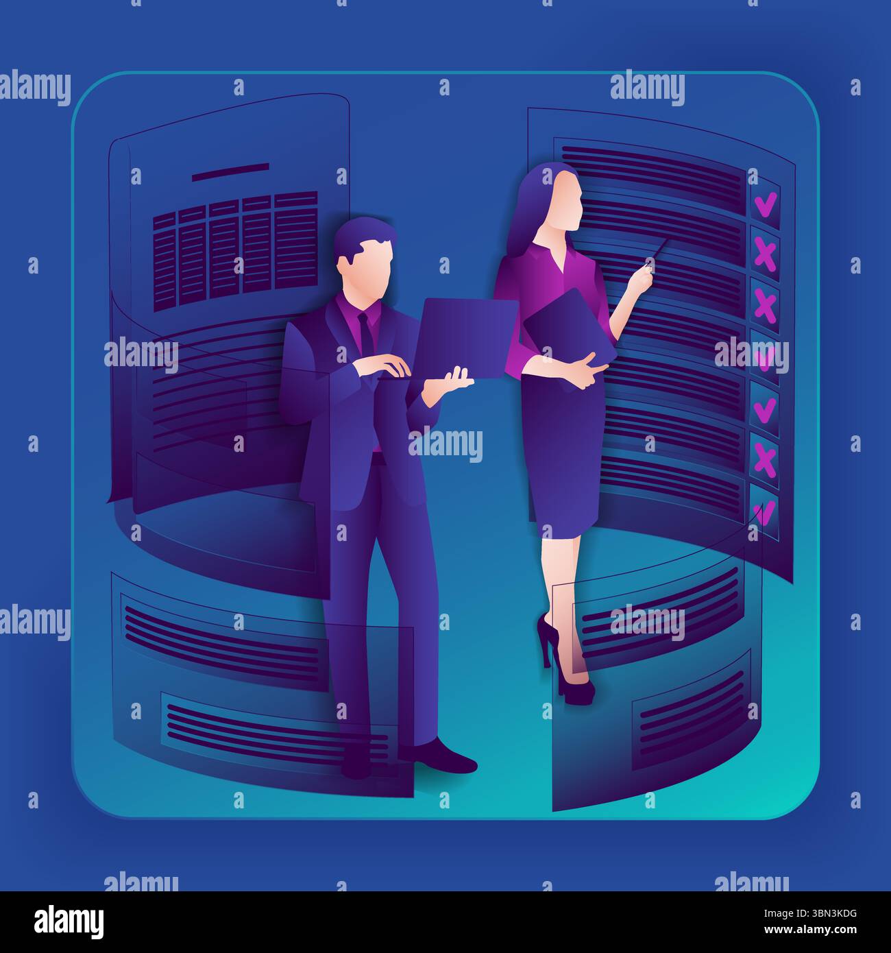 Survey structure Stock Vector Images - Alamy