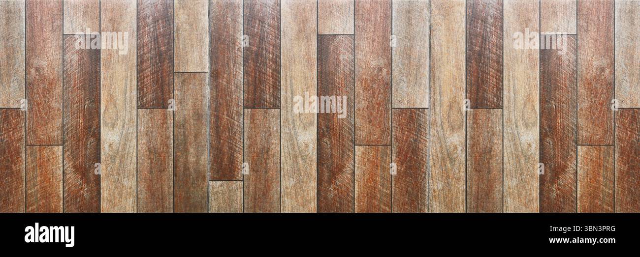 it is horizontal brown ceramic tile texture for background and design. Stock Photo