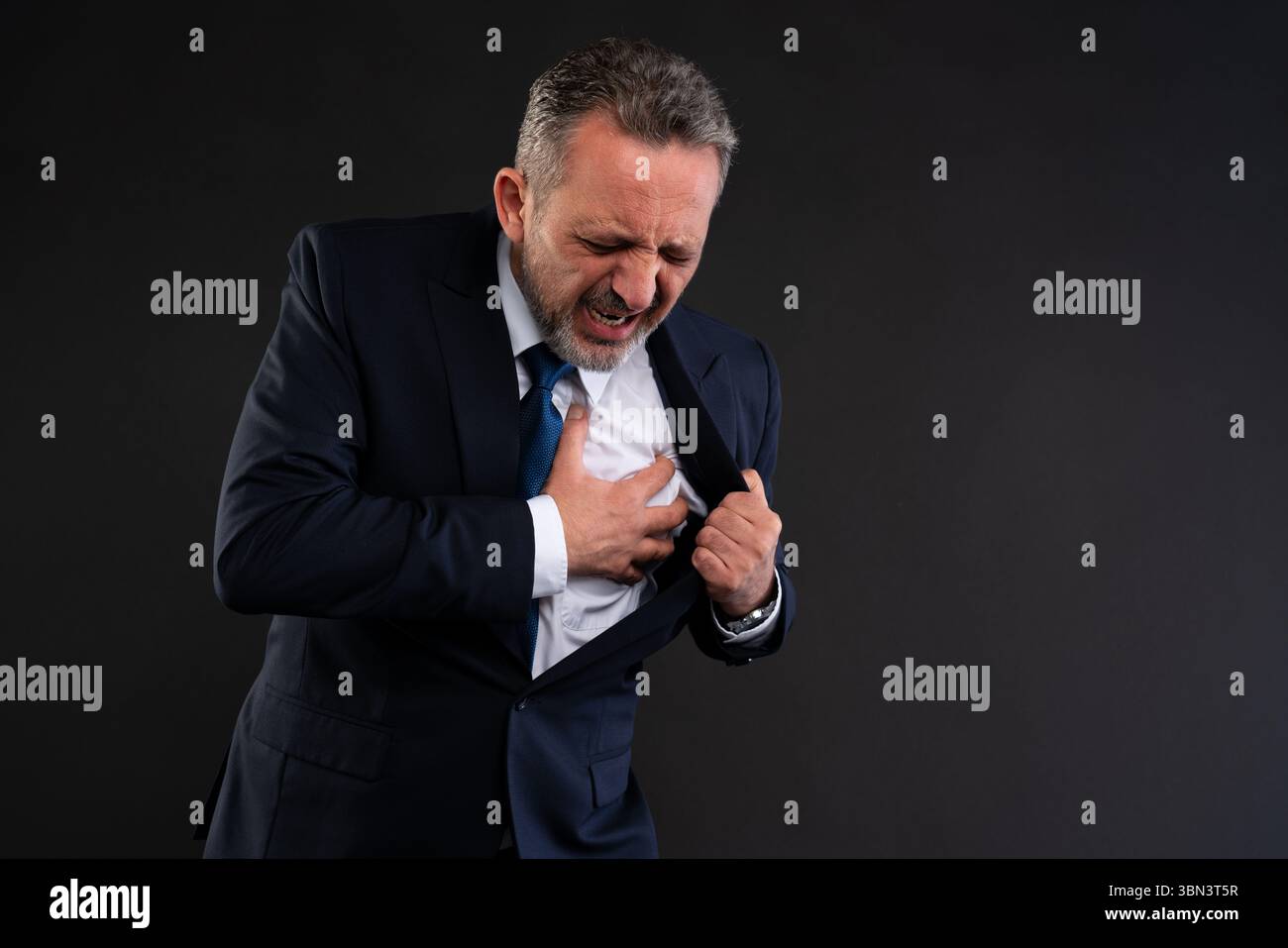 Mature businessman experiencing emotional hi-res stock photography and ...