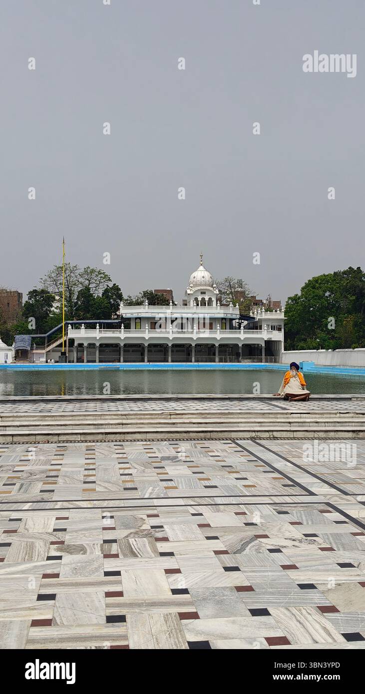 Gurdwara Mata Kohlan, also called Gurdwara Mata Kaulan, is a Sikh shrine located in Amritsar, Punjab . The gurdwara is dedicated to Mata Kaula ji - Smartphone Captured Stock Image
