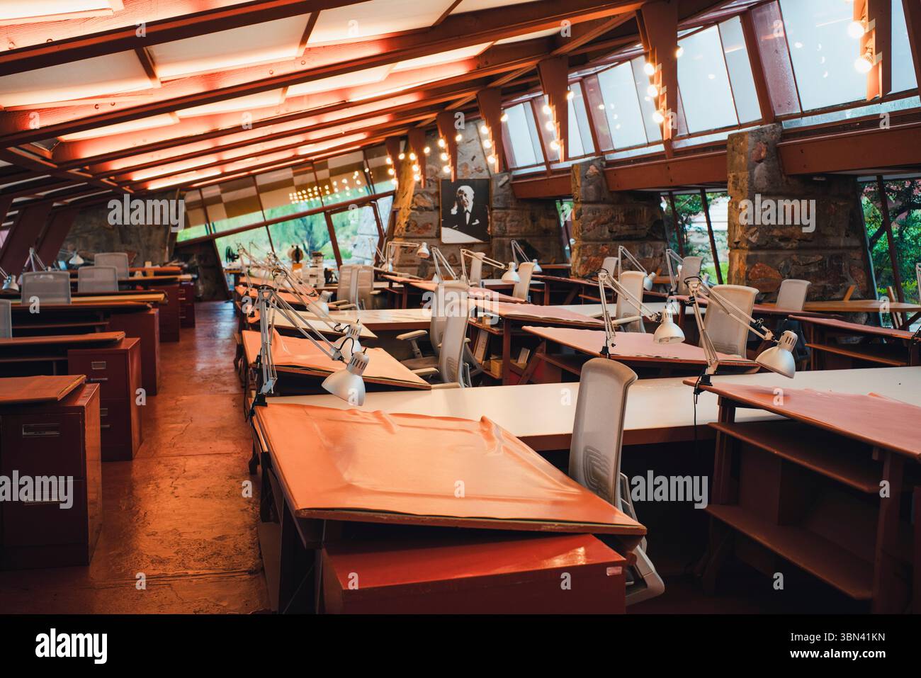 Interior of Frank Lloyd Wright's Taliesin West Stock Photo - Alamy