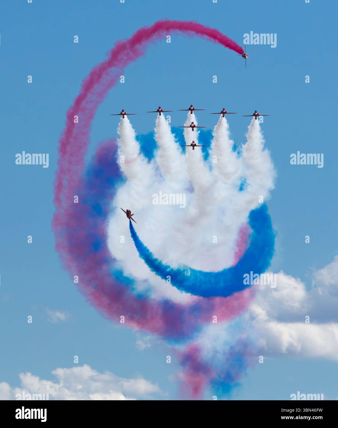 The Red Arrows. Stock Photo