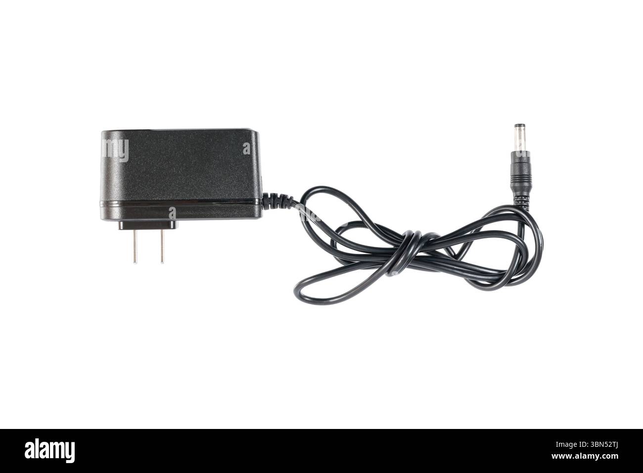 smartphone charger isolated on white. Stock Photo