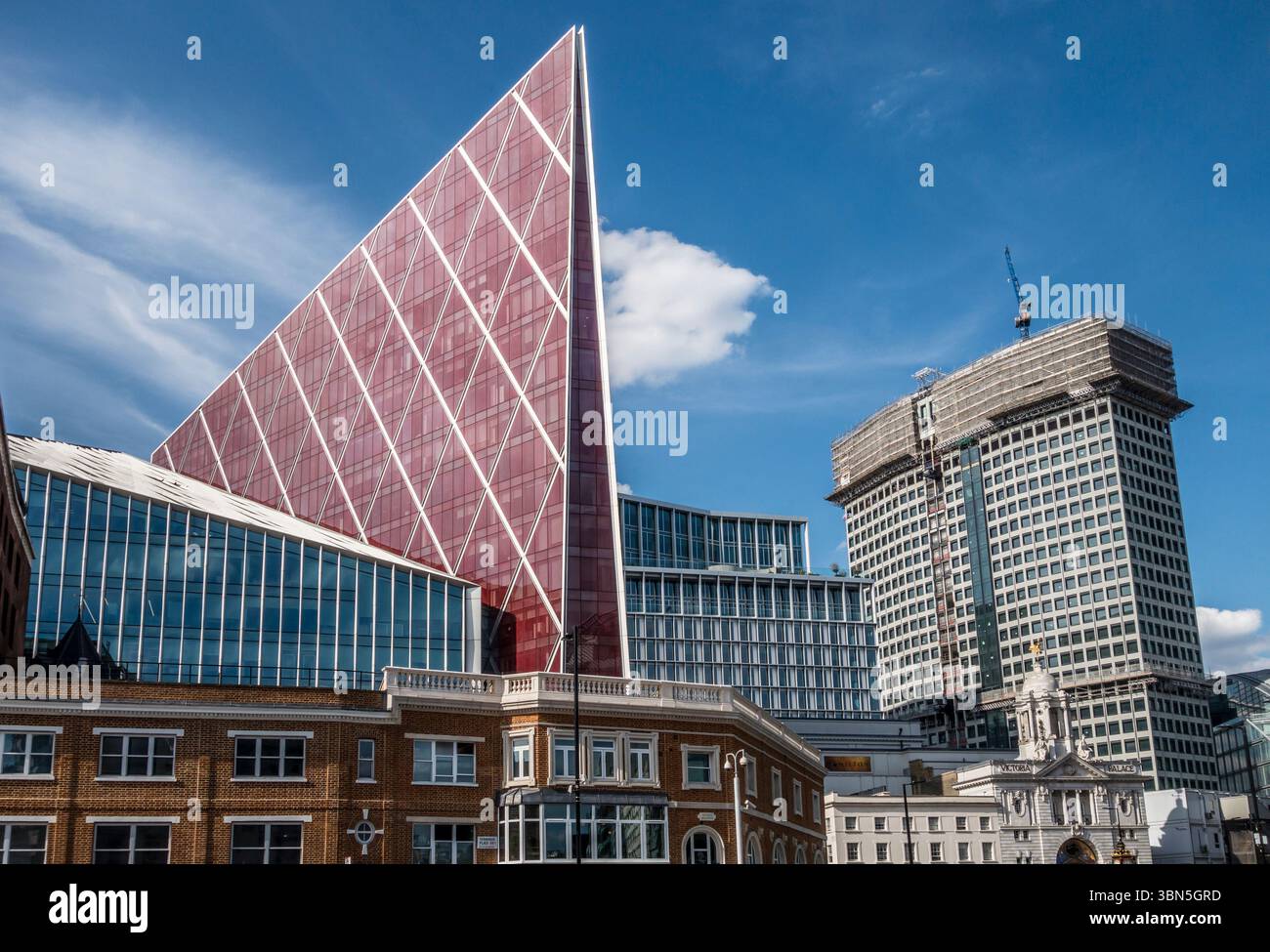 Headquarters of the National Cyber Security Centre or NCSC (a department of GCHQ), part of the Nova South development in Victoria, central London, UK Stock Photo