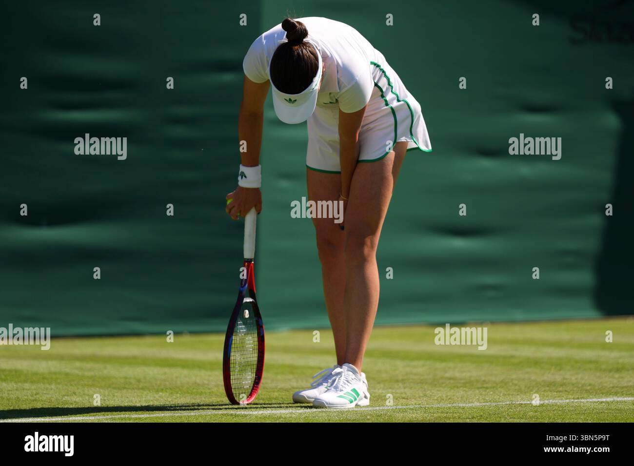 Elena-Gabriela Ruse of Romania reacts during her first round women's ...