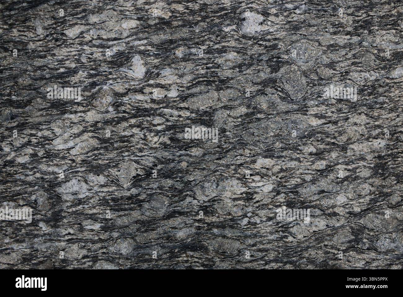 black and white marble stone texture for pattern and background. Stock Photo