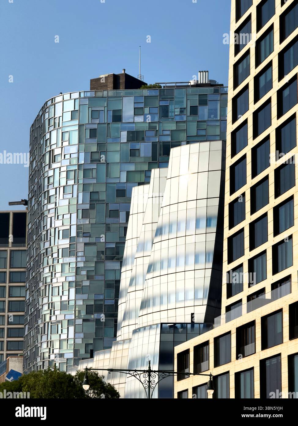 Cityscape with (from left), 100 11th Avenue residential building, IAC ...